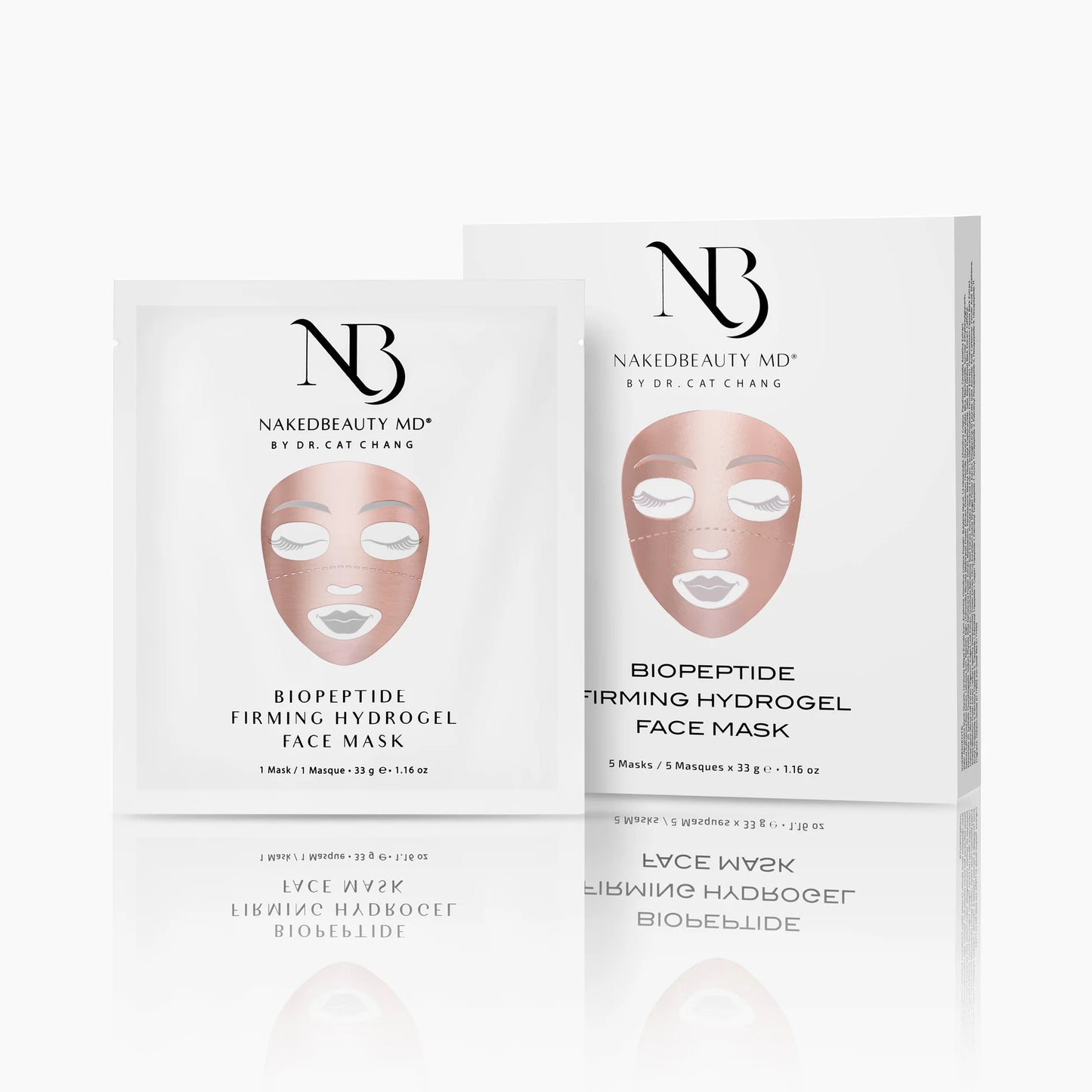 NAKEDBEAUTY MD™ BioPeptide Firming Hydrogel Face Mask